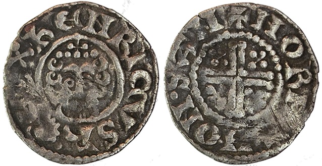 England, Henry III Penny SIMVN ON CANT